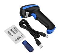 Portatile Handheld Wireless 2.4 ghz codice a barre codice a barre lettore scanner per negozio, supermercato, magazzino(blue)