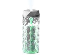 Portatile Humidifiers Bedroom, USB Quiet Portable Diffuser, 7 colori Light Changing 220 ml Crystal Lamp Humidifier with Auto Shut-Off, Durabled ABS Mist Maker with Accessory