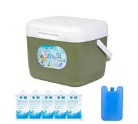 Portatile Ice Box - 5L Insulated Travel Chest, affidabile Beer Coolers