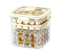 Portatile Ice Bucket, Heavy Duty Sealed Lid with 2 Ice Molds, Sturdy Refrigerator Container, Includes Serving Spoon, 6,69 x 6,3 pollici for cocktail, Whiskey, and Coffee