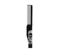 Portatile In Acciaio Inox Viaggio Pettine Due Funzioni Per Capelli Uomo Cura Barba In Ufficio Palestra Uomini Grooming Pettine Per Olio Slick Acconciature