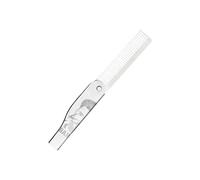 Portatile In Acciaio Inox Viaggio Pettine Due Funzioni Per Capelli Uomo Cura Barba In Ufficio Palestra Uomini Grooming Pettine Per Olio Slick Acconciature
