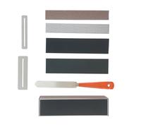 Portatile In Alluminio Bundle Leveling Rifornimenti Per La Manutenzione Della Chitarra Senza Difficile E Lungo Apparizioni Durate Chitarra Bundle Strumento di Livellamento Con Carta Vetrata Adatto
