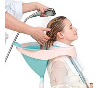 Portatile Lavelli per Shampoo Lavatesta Portatile Ciotola Parrucchiere Mobile Letto Bagno Ciotola per Lavare Capelli con Drain Tubo per Anziani, Disabilitato, costretto a Letto e disabili