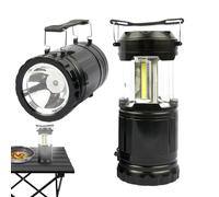 Portatile LED Campeggio Lantern, Foldable LED Flashlight, Light, 7,99 x 3,35 pollici Adjustable Brightness Lamp, Hanging Survival Gear for Outdoor Storms Hunting and Night Use