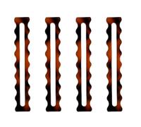 Portatile Leggi Linea Mahjong 4 Pezzi Guida in Acrilico Tartarugato