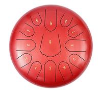 Portatile Lotus Pan Drum Kit, 12 Pollici 13 Toni Tamburo Handpan con Borsa da Tamburo,1 Coppia di Mallets,Libro per Meditazione Personale,Pratica Dello Yoga (Color : A)