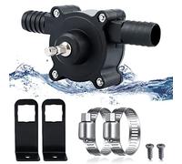 Portatile Mini Pompa Acqua, Trapano Elettrico per Travaso Liquidi Diesel Olio Benzina, Autoadescante per Irrigazione Giardino Piscina