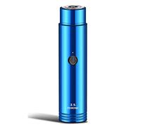 Portatile Mini Rasoio USB Ricarica Impermeabile Elettrico Viso Corpo Rasoio Nero C1H8 Barba per Gli Uomini Colore Blu