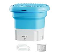 Portatile Mini Washer, 2,8 l Capacity Folding Washing Machine, Compact Laundry Washer with Drain Basket for Underwear, Baby Clothes, Small Items, Copper Pp Material, 10,24 x 8,07 x 8,07 in