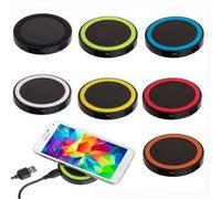 PORTATILE MINI WIRELESS QI POWER CARICA BATTERIA ESTERNA CARICATORE CARICABATTER