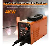 Portatile MMA-250 MMA Saldatore Ad Arco Saldatrice Inverter 110V 220V Mini Ferro Attrezzature Per Saldatura Elettrica Strumenti di Riparazione Auto