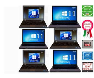 PORTATILE NOTEBOOK CPU INTEL AMD DUAL CORE SSD WINDOWS 11 PRO