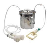 Portatile per Capra Domestica Mungitrice manuale da 5 litri in acciaio inossidabile portatile for pecore, capre e mucche, for attrezzature agricole