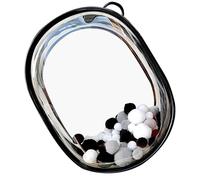 portatile per il trasporto di figure: per i polsi, trasparente per display | Caratteristica durevole di chiusura a doppia cerniera, prodotto di supporto di stoccaggio, nero, Consulte la