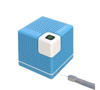 Portatile per mini altoparlante 5,3 centimetri ABS senza fili compatto | Dimensioni cubiche da 5,3 cm, struttura in ABS leggero, accoppiamento wireless, tascabile, ideale per le escursioni