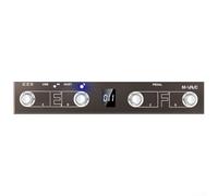 Portatile per pedale MIDI, per M-VAVE Chocolate Plus per controller MIDI Footswitch ricaricabile 4 pulsanti (marrone)