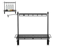 Portatile pieghevole Campeggio Rack - Sturdy Outdoor Table Organizer With