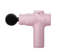 Portatile Pistola for massaggi in plastica con 6 velocità e 4 testine massaggianti, massaggiatore a percussione portatile, massaggiatori portatili ricaricabili potente(Pale Red)