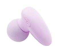 Portatile Pistola for massaggio in plastica con 6 velocità, ricarica di tipo C, massaggiatore a percussione compatto for tessuti profondi for alleviare il dolore potente(Lila)