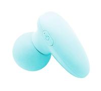 Portatile Pistola for massaggio in plastica con 6 velocità, ricarica di tipo C, massaggiatore a percussione compatto for tessuti profondi for alleviare il dolore potente(Blauw)