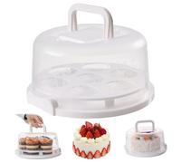 Portatile portatile portatile contenitore torta fresco porta torta con coperchio e manico fino a 8 vassoio per la torta di trasporto di torte