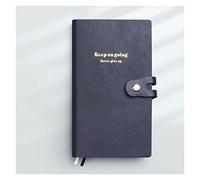 Portatile Pu 200. Pagine 100 giorni Project Planner Planner Daily Agenda Daily Travel Notebook Studio Studio Schedulatore Diario Diario Diario School Stationery Regalo (Color : A Black)