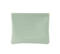 Portatile Quadrato Piccolo Sacchetto Cosmetico Per Le Donne PU 1eather Trucco Sacchetti di Modo Accessorio di Stoccaggio Caso, Verde, Storage bag