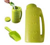 Portatile Spargisale, 2L Spargisale Portatile Semi Grass, Salgemma Spargisales Distributore Ghiaccio Sciolto Con Palettas, Regolabile Semi Concime Grit Fertilizzanti Spargisales, Per Prato Giardino