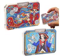 Portatile Spinner Dice, Flat Rotating Fidget Design, Compact Spinner Dice for Table Games and Party Play, Smooth Spin Mechanism with Clear Number Display, Game Night Accessory Feature for Home (A)