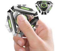 Portatile Spinner Toy, Funny Alloy Quiet Relief, Glow in The Dark Sensory Fidget Gadget with Smooth Rotation, Metal Construction with Stress Relief Design, Portable Storage Easy Grip