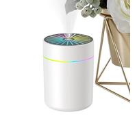 Portatile umidificatore, Lightweight Plant Diffuser, 2,64 x 2,64 x 3,74 Inches Size 0,5 l Compact Auto-Off Purificare, Travel Mister for Nursery, Bathroom, Hotel, White/Black