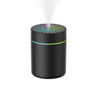 Portatile umidificatore, Small Desk Mister, 0,5 L Water Tank, Auto-Off Timer Function, Air Moisture Dispenser, Ideal for Hotel Nursery Bathroom House Kids Room, 2,64 x 2,64 x 3,74 in