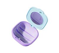 Portatili Fermi Scatola di Immagazzinaggio Con Coperchio Sicuro Per Viaggio Compatto Brace Accessori Organizzatori Per Allineatori Chiari Piccoli Accessori Caso