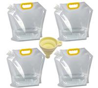 Portatili Riutilizzabili Taniche Pieghevoli Acqua Potabile Anica d'Acqua Flessibile Contenitore per Escursionismo Campeggio Picnic Viaggio Ripostiglio Deposito di Acqua Emergenza