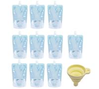 Portatili Riutilizzabili Taniche Pieghevoli Acqua Potabile Anica d'Acqua Flessibile Contenitore per Escursionismo Campeggio Picnic Viaggio Ripostiglio Deposito di Acqua Emergenza
