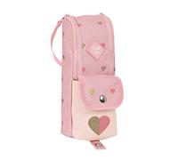 PORTATODO CON ASA GLOWLAB "HEARTS"