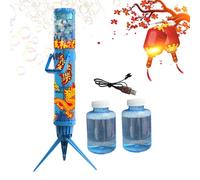 Portatore Bubble Maker - Dispositivo di soffiaggio 'effetto pirotecnico LED per eventi | Macchini per il festival ricaricabili matrimoni, incontri di famiglia, spettacoli per le vacanze e momenti