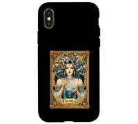 Portatore d'acqua della carta dei tarocchi del segno zodiacale del Toro Custodia per iPhone X/XS