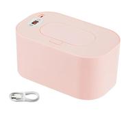 Portatore di pulizia portatile, wipe più caldo - Contenitore portatile USB Baby Wipes | Distributore di tessuti da viaggio di grande capacità, scatola di isolamento per pannolini di controllo della te