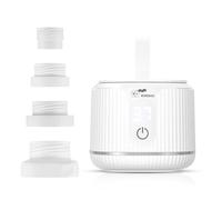 Portatore per latte per latte per bambini Ho scalda 4 livelli di riscaldamento a bottiglia wireless regolabile con 4 adattatori per viaggi in bianco per viaggi bianco all'aperto