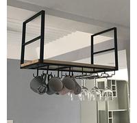Portatori di vino di ferro, porta vino da bar, scaffale di stoccaggio in bicchiere di vino, porta per appendiabiti per vino, portametta per calice creativa, portamette di calice creativo, mobile da