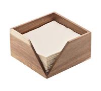 Portatovaglioli 25x25 in Legno Acacia da Bar e Buffet - Leone - Ristorante