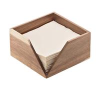 Portatovaglioli 33x33 in Legno Acacia da Tavola e Buffet Leone - Ristorante