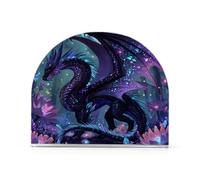 Portatovaglioli a forma di fiore di drago nero per la decorazione della cucina della tavola porta tovaglioli di carta acrilica per sala da pranzo in tessuto accessori per feste interne ed esterne