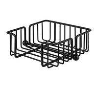 Portatovaglioli APS "Urban", distributore di tovaglioli in metallo cromato, portatovaglioli per tovaglioli 1/4 di piega, include pesi, 19 x 19 cm, altezza 7,5 cm, per 50 tovaglioli
