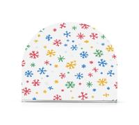 Portatovaglioli colorati in acrilico bianco neve per bagno, ristorante portatovaglioli autoportanti per tavoli decorazioni per la casa per feste, matrimoni, eventi