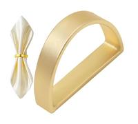 Portatovaglioli con lettera D, design a forma di lettera D, portatovaglioli semicircolari, portatili, per matrimoni, banchetti, cene in famiglia