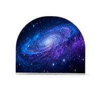 Portatovaglioli da cocktail in acrilico blu-viola con nebulosa cosmica per feste, matrimoni, eventi, autoportante, decorazione per la casa per feste, matrimoni, eventi, 1 confezione