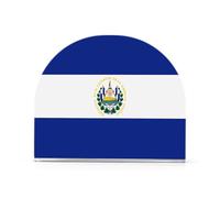 Portatovaglioli da cocktail in acrilico, confezione da 2 pezzi, spessore 4 mm, in acrilico stampato su entrambi i lati, adatto per cucina e tavolo da pranzo, uso tutto l'anno bandiera El Salvador